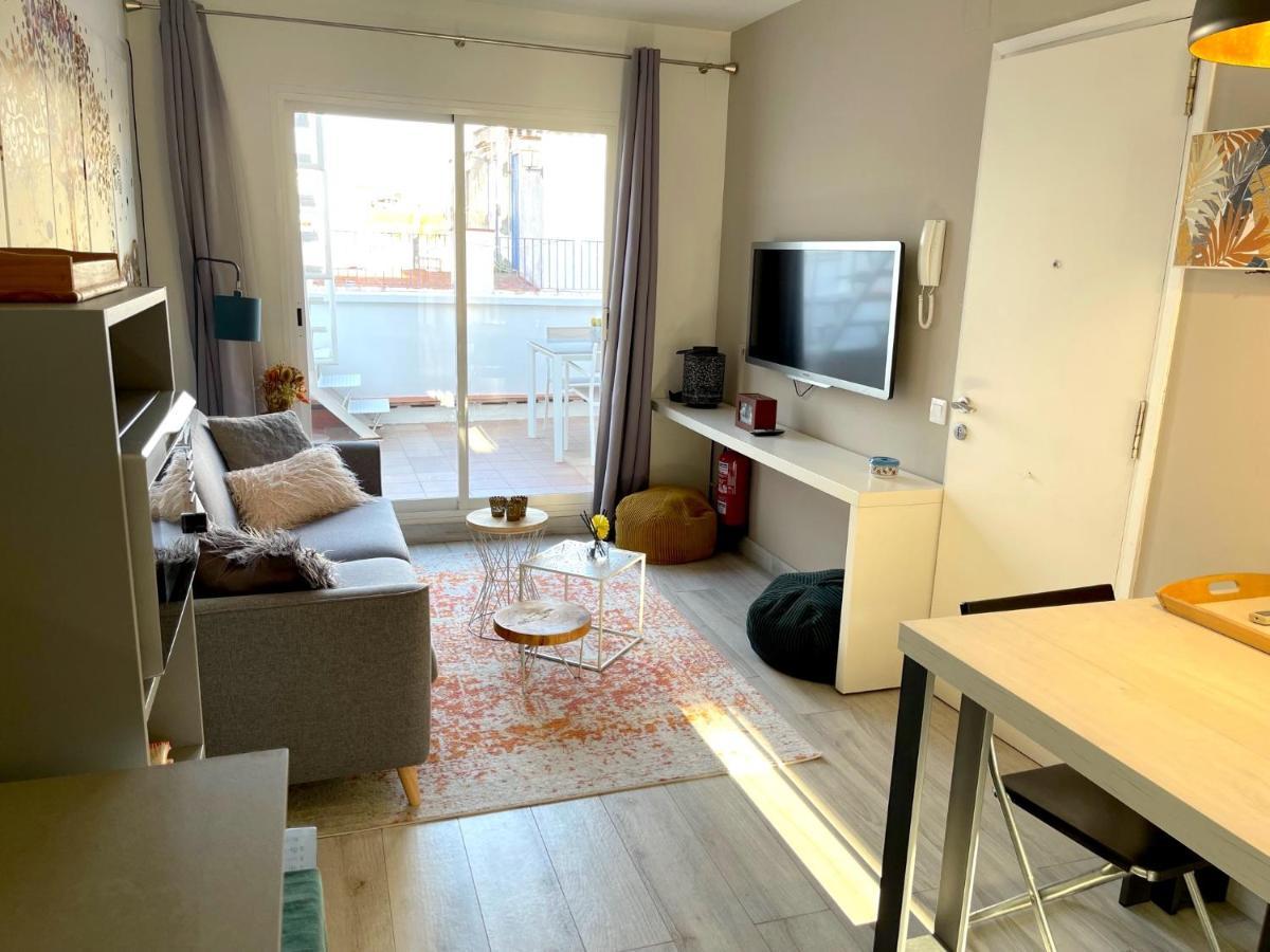 Amazing 2 Bedroom Apartment With Big Sun Terrace Sitges Centre Beach Экстерьер фото