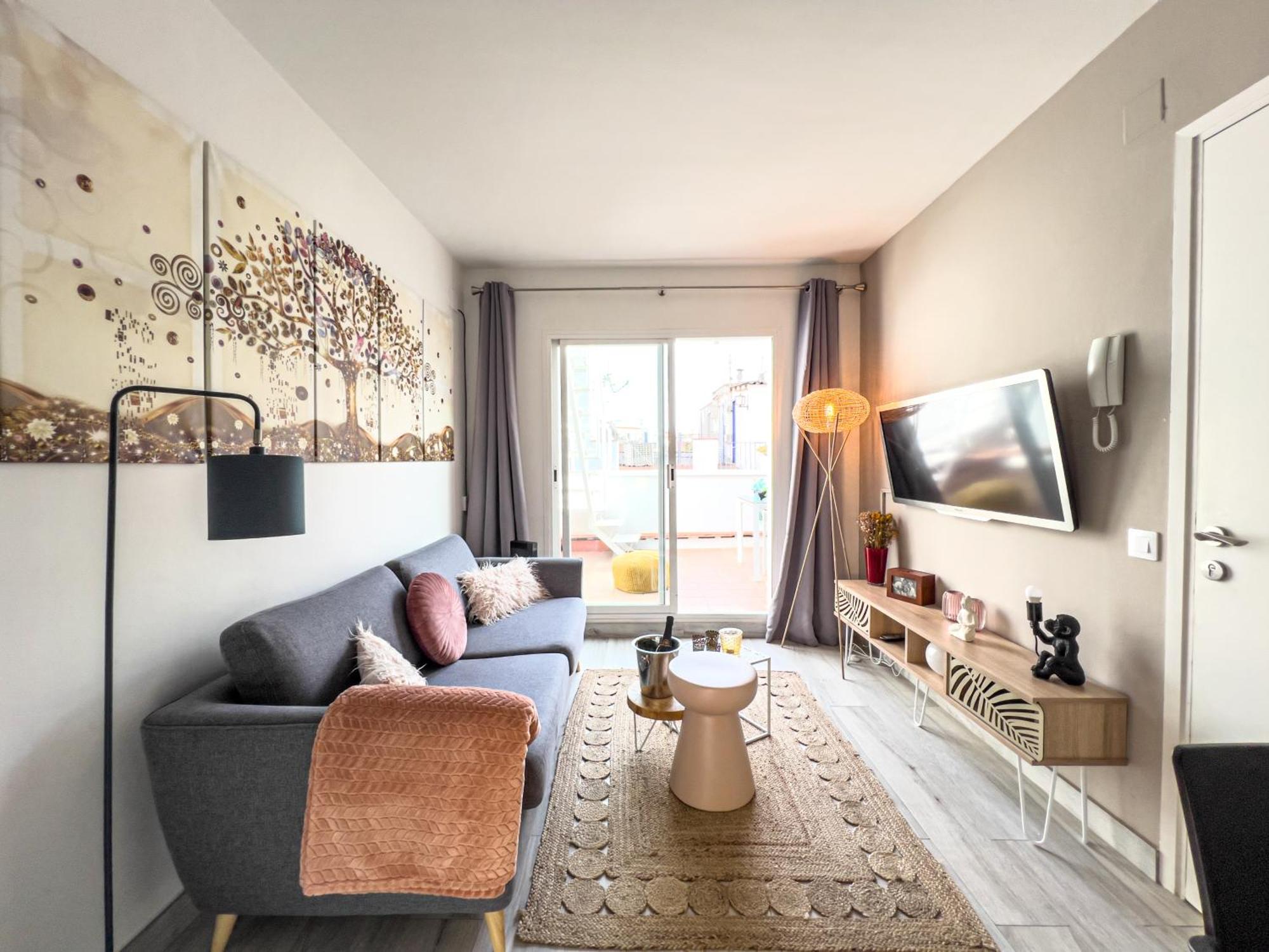 Amazing 2 Bedroom Apartment With Big Sun Terrace Sitges Centre Beach Экстерьер фото